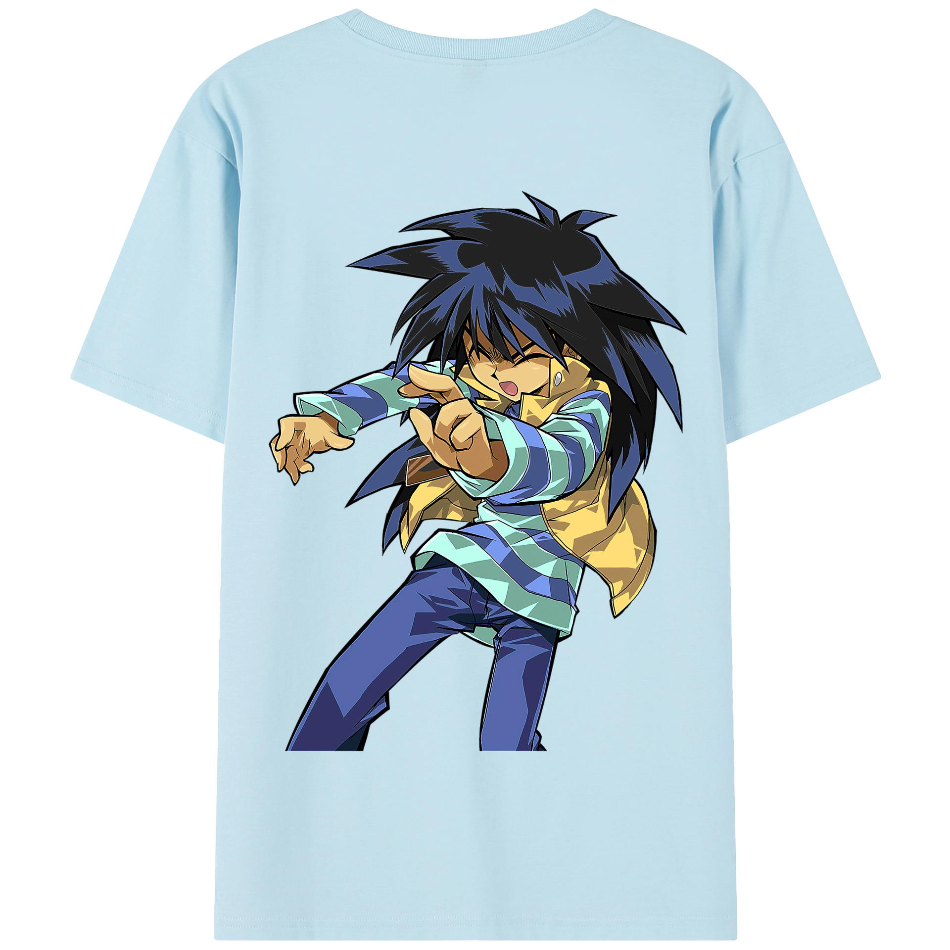 （画像用） 遊☆戯☆王 Yu-Gi-Oh! 綿100％半袖Tシャツ（背面プリント）